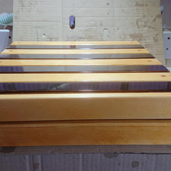 【受注生産】折りたたみローテーブル　天板折り畳みタイプ ウレタン塗装 5枚目の画像