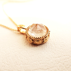 ペットの毛から作るジュエリー犬 猫 うちの子オーダー ～春夏秋冬いつでもキミと～　クリスタル水晶ネックレス　 9枚目の画像