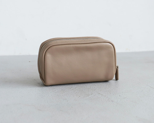 レザー化粧ポーチ ブルー Amazon | BLUE SINCERE（ブルーシンシア） スクエア ポーチ 小物