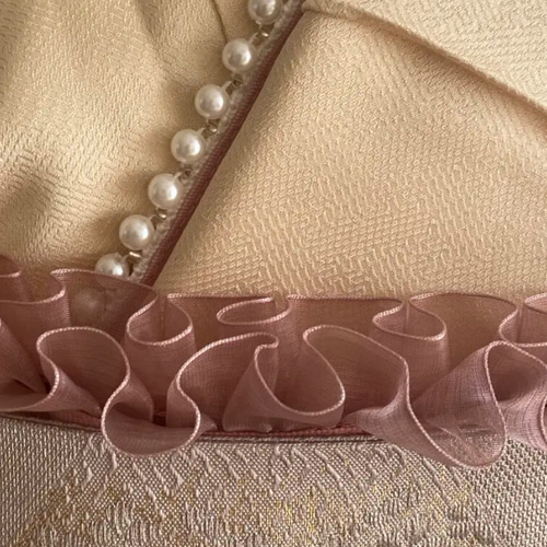 和衣《帯28》 帯飾り 袴飾り フリル飾り 卒業式 袴姿 成人式 重ね襟  