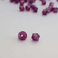 奧地利欖形水晶 紫羅蘭 4mm  20顆 第5張的照片