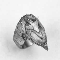 鷹の爪ジュエリー - 男性用指輪 - 街頭指輪 - 機械式ジュエリー - 名入れ指輪 - 手作り指輪 3枚目の画像