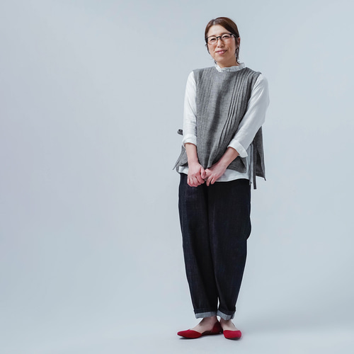 wafu / socoふわっと穿きやすい デニムパンツ / ダークインディゴ soco】みんな大好き ふわっと穿きやすい デニムパンツ / ダーク