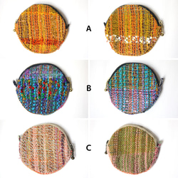 [獨一無二的商品] 小圓袋 Saori織 心跳手織 10color 第9張的照片