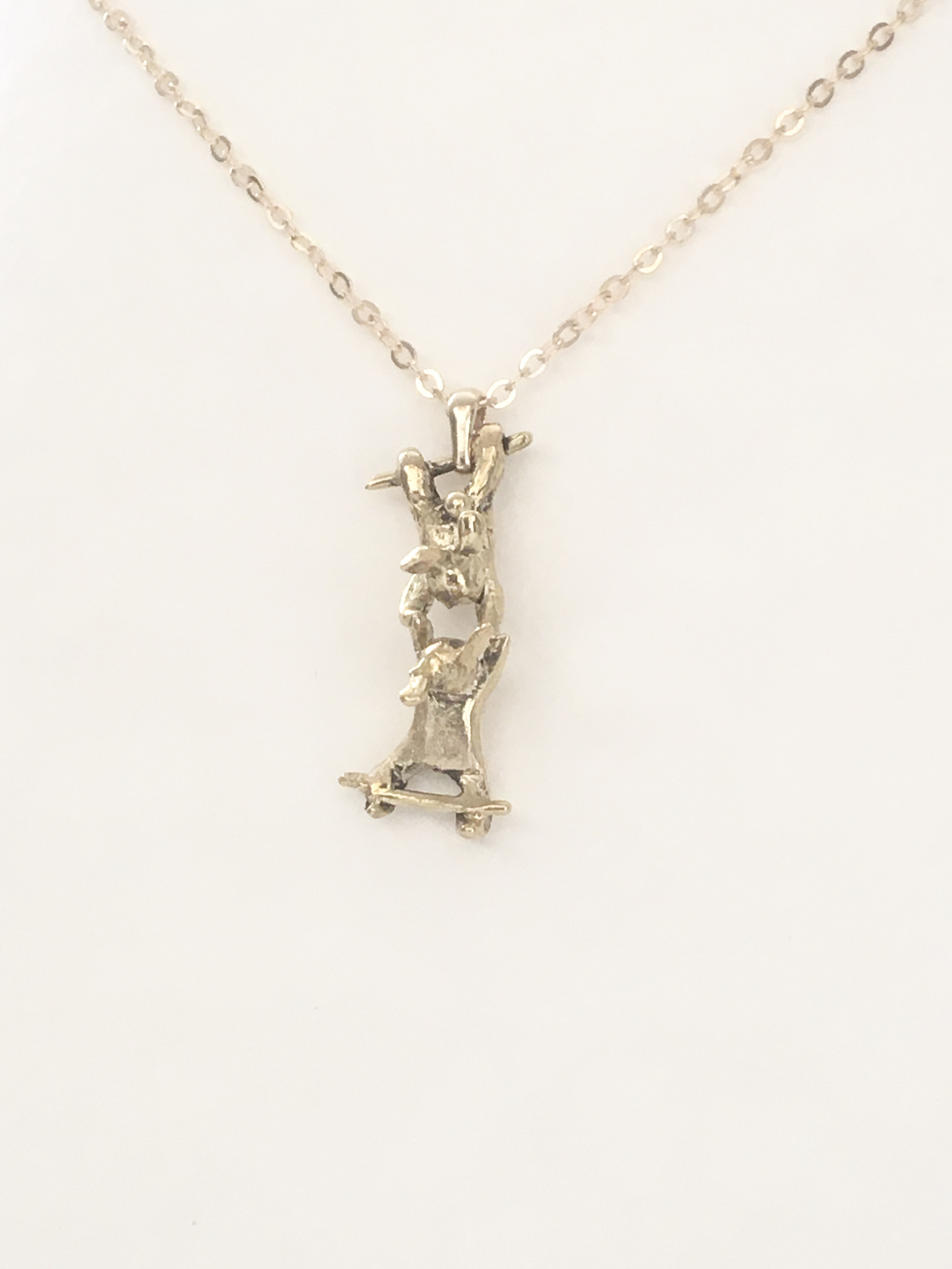 真鍮ネックレス「rabbit」circus  Swing