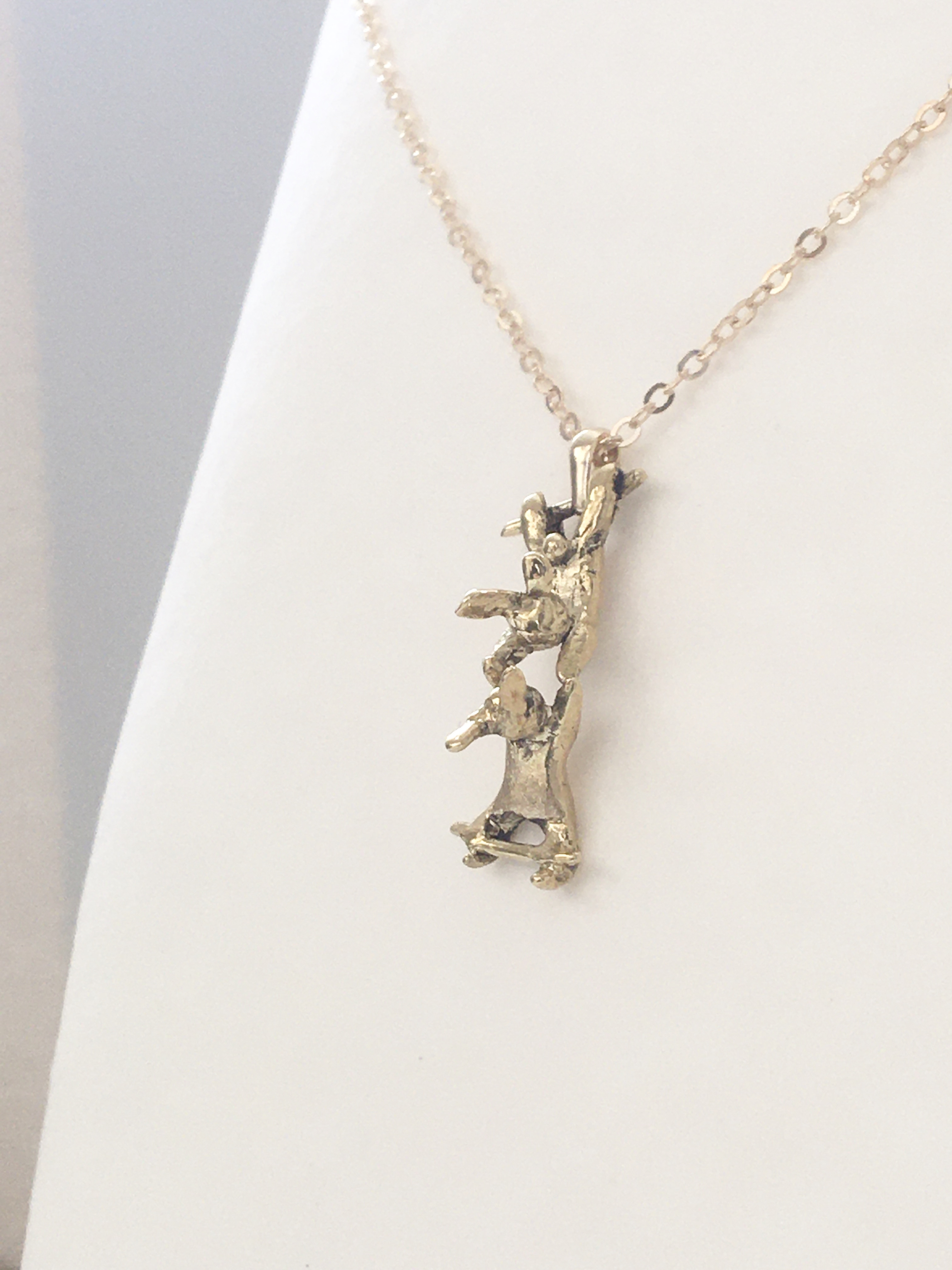 真鍮ネックレス「rabbit」circus  Swing