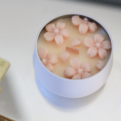 【桜の香り】ソイアロマキャンドル缶 1枚目の画像