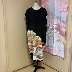訪問着からフォーマルドレス(スヌード付)ワンピースにも