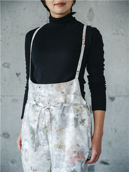 【受注制作】mon dos｜モン・ド ジヴェルニー（サロペット、コットン、インナーパンツつき）