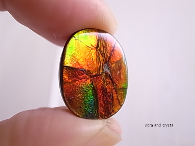 アンモライト ブラジル産 ルース 天然石 宙とクリスタル 通販