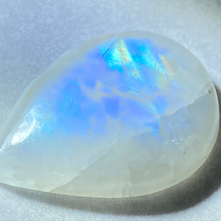 特大ラリマー しずくルース 天然石 21.8g｜ハンドメイド素材