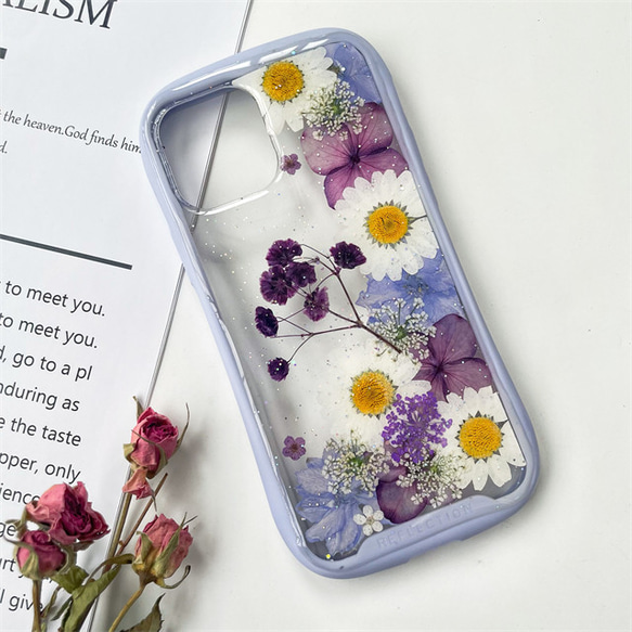 Jasmine様♡ご確認用 押し花ケース Jasmine様♡ご確認用 押し花ケース ❤かすみ草ドレス 押し花ケース