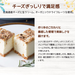 【お中元 夏ギフト】【手土産】夢見る羊のGABAチーズケーキ（6個入） 9枚目の画像