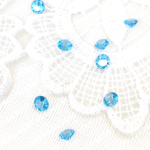 k18yg ブルートパーズ ピアス 一粒 4mm シンプル 水色 イエロー