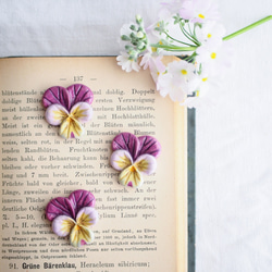 野に咲くビオラのブローチ*原種カラー2 2枚目の画像