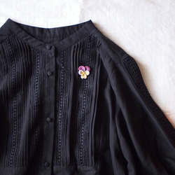 野に咲くビオラのブローチ*原種カラー2 7枚目の画像