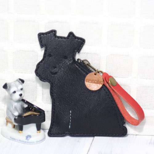 【美品】キタムラ　コインケース　シュナウザー　犬 新品未使用】Kitamura キタムラ コインケース シュナウザー