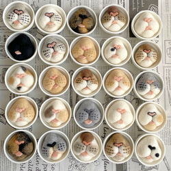 オーダー猫のヒゲさし置き型 その他インテリア雑貨 NEEDLE FELTING