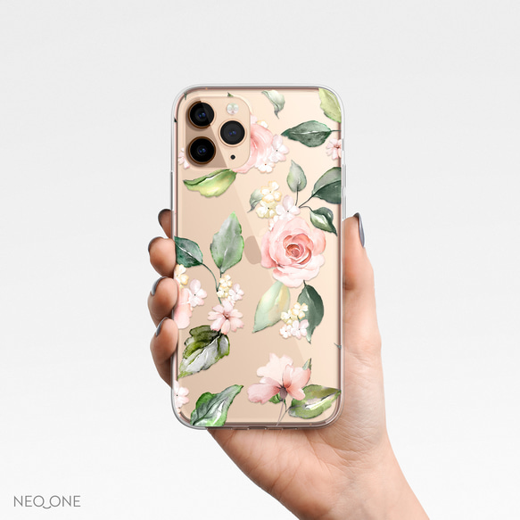 多機種対応 名入れ【アンティーク ローズ 名入れケース】花 ボタニカル スマホケース iPhone Android 16枚目の画像
