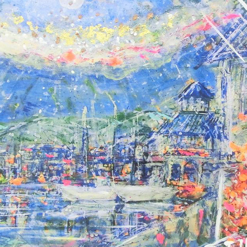 水彩画 原画 店長 原画 店長 水彩画