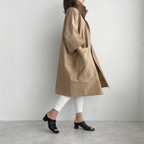 極美品✨アクネストゥディオズ ウールハイネックオーバーサイズコート ベージュ ACNE STUDIOS アクネストゥディオズ FN-WN-OUTW000001 ウール