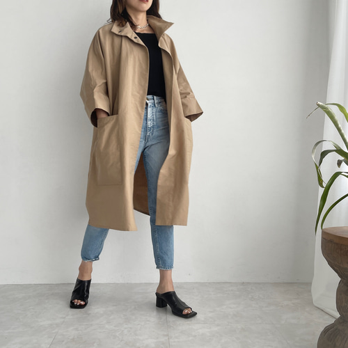 極美品✨アクネストゥディオズ ウールハイネックオーバーサイズコート ベージュ ✨極美品✨アクネストゥディオズ ウールハイネックオーバーサイズ