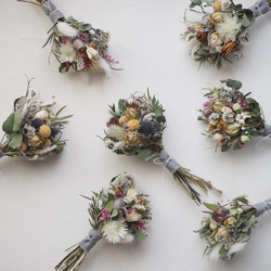 ユーカリ　ホワイト　ハーフリース③ 新作 ユーカリのハーフリース ドライフラワー minoka flower 通販