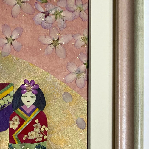 桜ハンドメイド2024 押し花 押し花額 お雛様 ひな人形 その他 桜ハンドメイド2024 押し花 押し花額 お雛様 ひな人形 その他