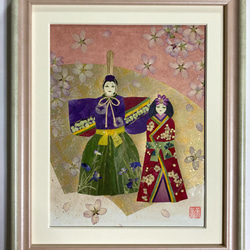 花乙女コレクション【押し花額 阿部とも 押し花・シャボン玉