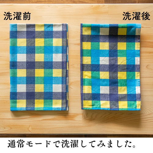 めるめ★ファミチェック&ダンガリー巾着&ランチョンマット計8点　入園入学 楽天市場】生地 布 入園 入学 大人のギンガムチェック 綿ポリ