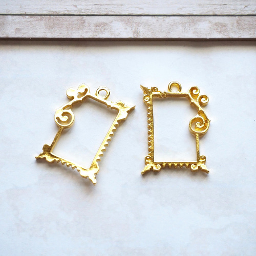 レジンアクセサリー　NO.321 アクセサリー パーツ 材料 リングパーツ 三角・小 BJ-321S