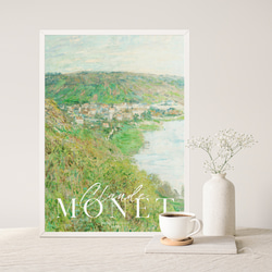 クロード・モネ "View of Vétheuil"　アートポスター　インテリアアート　有名絵画 5枚目の画像