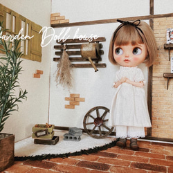ミニチュア　ドールハウス　背景ボード　ドア付壁単品　同梱不可品 8f585fe5539804d1fec8757baed4a5