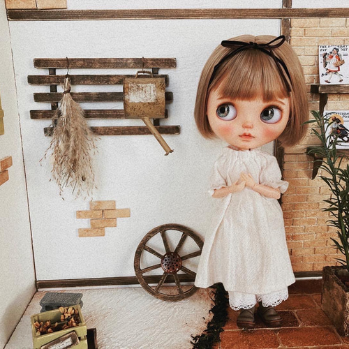 ミニチュア 背景ボード ドールハウス 腰壁 フロアパネル
