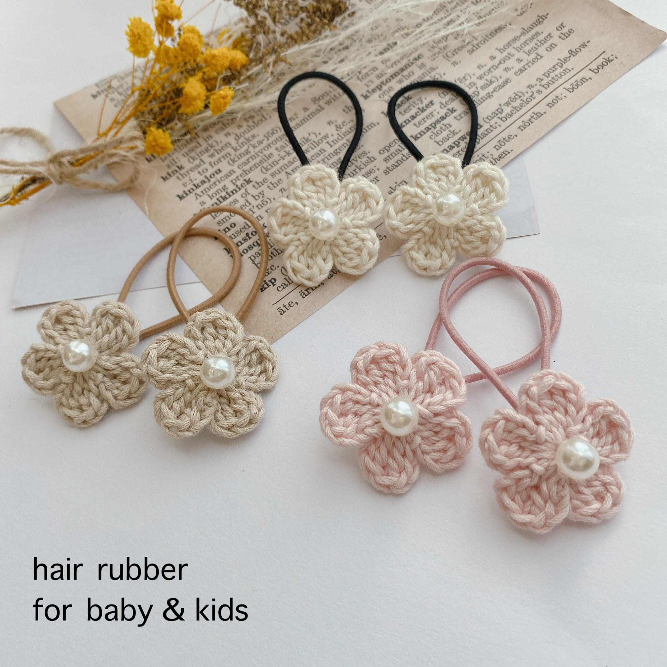 オーダー受付中♡】ベビーヘアクリップ・キッズヘアクリップ⋈ヘアゴム 