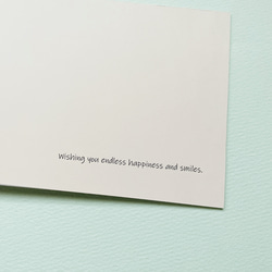 白いガーベラとかすみ草の花束　刺繍メッセージカード 結婚 出産 母の日 父の日 就職 卒業 入学 6枚目の画像