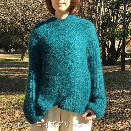 M.&KYOKO　キッドモヘアニット ふわふわモヘアのニットが完成しました。 歳を重ねてもピンクが着たい