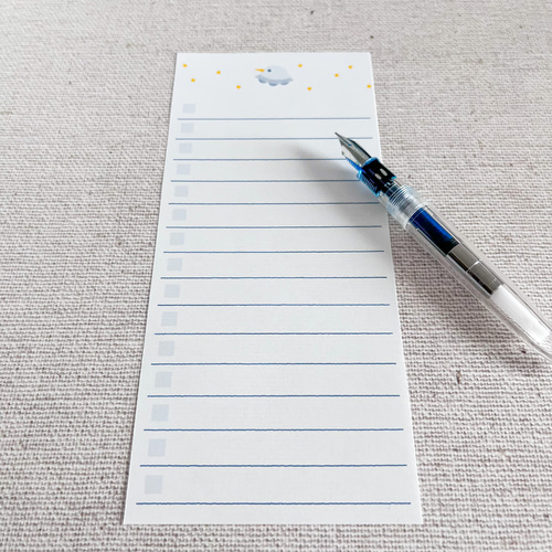 とりUFOのToDoリスト メモ帳 ロングタイプ メモ帳 ムームーフォレスト