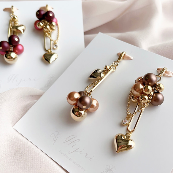 ✴︎sweet chocolat✴︎ ピアスみたいなマスクチャーム バレンタイン 