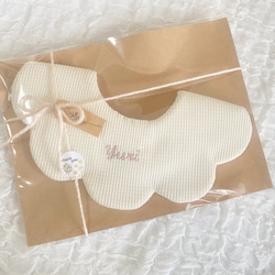 waffle bib⋆* 名入れスタイ 名前入りスタイ 新色登場♡ 10枚目の画像