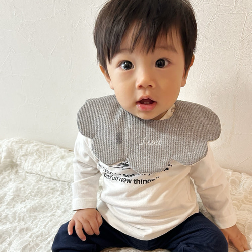 waffle bib⋆* 名入れスタイ 名前入りスタイ 新色登場♡ スタイ