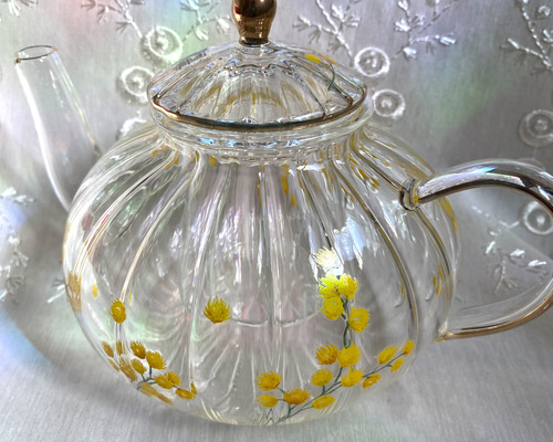 408:のぐちみか　ミモザ　ポット 急須 408:のぐちみか ミモザ ポット 急須 - メルカリ