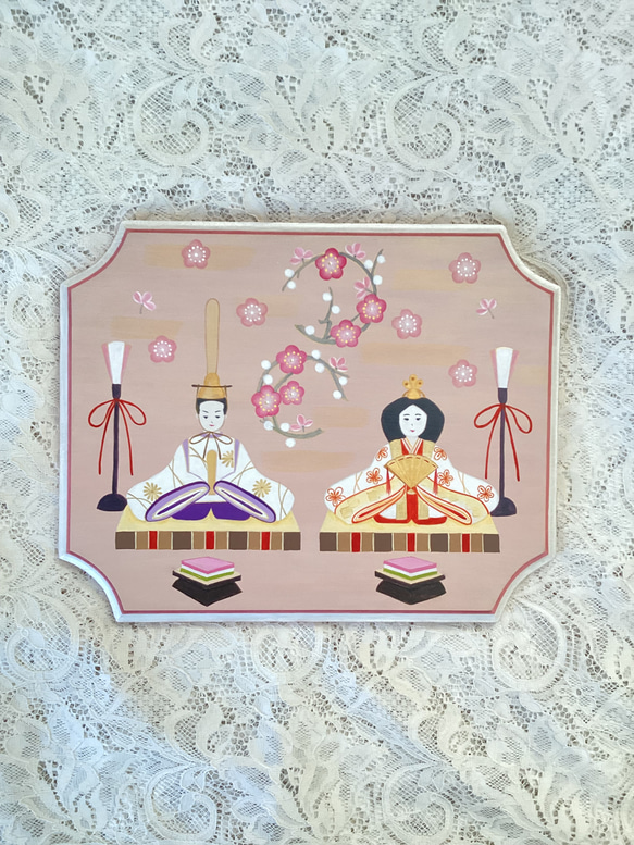 桃の節句のお雛様 トールペイント その他インテリア雑貨 アンナバーバ