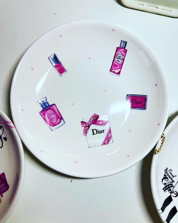 Dior皿　5枚セット　取り皿 2枚目の画像