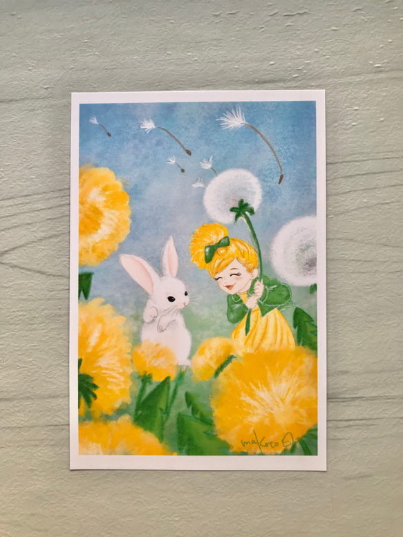 お花の妖精シリーズポストカード×５枚組 3枚目の画像
