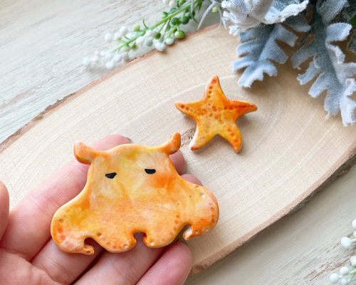 陶器　メンダコ 陶器パーツ「メンダコ」 - 海福雑貨通販部