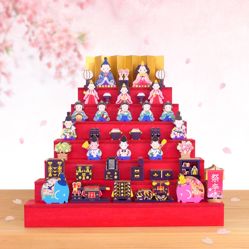 春色のおひなちゃん・SAKURA 咲く ひな人形・雛飾り nine-D 通販