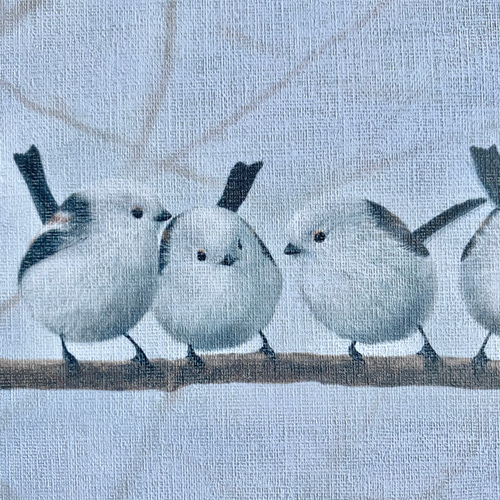 油絵【シマエナガ】アマリリスさん専用 m20187719532_1.jpg