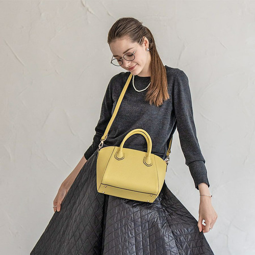 第2世代 Mサイズ 本革 2way バッグ ゴールド金具 スウィートピンク