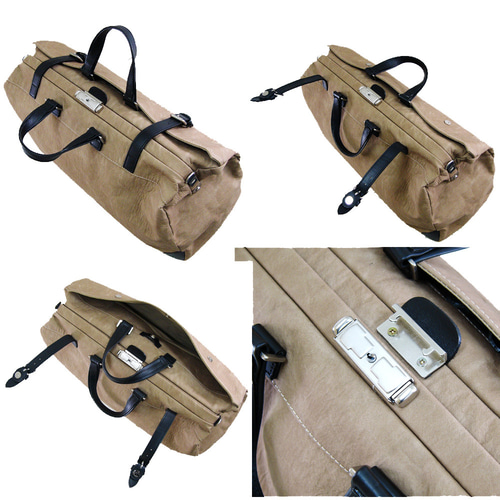 木和田 合成皮革（しわ合皮） No.1579「ダレスボストン」 日本製